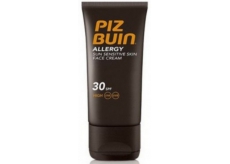 Piz Buin Allergy Face SPF30 krém na opalování předchází sluneční alergii, má zklidňující účinky, poskytuje celodenní hydrataci odolnou vůči potu a vodě 50 ml