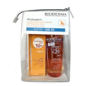 Bioderma Photoderm SPF30 Bronz suchý olej pro prodloužení opálení 200 ml + Max Photoderm Max SPF50+ krém 40 ml + etue, kosmetická sada