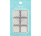 Nail Accessory Hollow Sticker šablonky na nehty multibarevné kapky 1 aršík 129