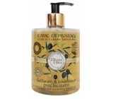 Jeanne en Provence Divine Olive mycí gel na ruce dávkovač 500 ml