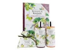 Bohemia Gifts Botanica Chmel a obilí sprchový gel 200 ml + šampon 200 ml + mýdlo 100 g, kniha kosmetická sada