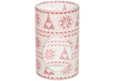 Yankee Candle Red Nordic Frosted Glass aromalampa 14 x 9 cm