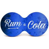 Nekupto Dvojtácek korkový podtácek Rum a cola 19 x 9,5 x 0,3 cm