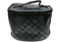 Schwarzkopf kosmetická taška černá s kolečky 21,5 x 13 x 16,5 cm