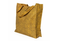 Albi Eko taška vyrobená z pratelného papíru skládací - žlutá 37 cm x 37 cm x 9,5 cm