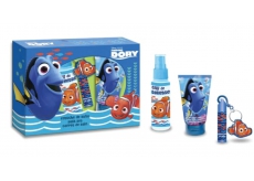 Disney Hledá se DoryToaletní voda 100 ml + sprchový gel + šampon 150 ml + balzám na rty + klíčenka pro děti dárková sada