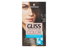 Schwarzkopf Gliss Color barva na vlasy 5-1 Chladný hnědý 2 x 60 ml