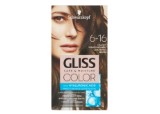 Schwarzkopf Gliss Color barva na vlasy 6-16 Chladný perleťový hnědý 2 x 60 ml