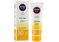 Nivea Sun Q10 Anti-age OF 50 pleťový krém na opalování proti vráskám 50 ml