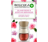 Air Wick Botanica Exotická růže a africká pelargónie elektrický osvěžovač komplet 19 ml