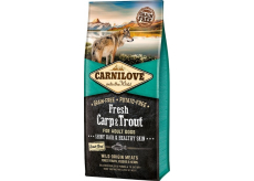 Carnilove Adult Fresh Carp & Trout superprémiové kompletní krmivo pro dospělé psy všech plemen 12 kg