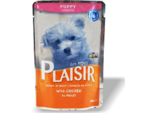 Plaisir Dog s kuřecím kompletní krmivo pro štěňata 100 g