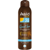 Astrid Sun Easy Coconut Love OF20 Suchý olej na opalování sprej 150 ml