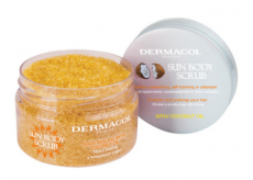 Dermacol Sun Body Scrub tělový peeling s kokosovým olejem 200 g
