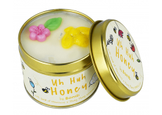 Bomb Cosmetics Med - Uh Huh Honey Vonná přírodní, ručně vyrobena svíčka v plechové dóze hoří až 35 hodin