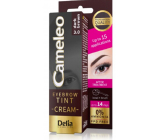 Delia Cosmetics Cameleo Krémová profesionální barva na obočí, bez amoniaku 3.0 Dark Brown - Tmavě hnědá 15 ml