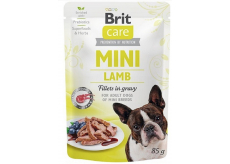 Brit Care Mini Lamb Fillets In Gravy kompletní superprémiové krmivo pro dospělé psy mini plemen kapsička 85 g