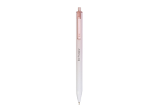 Spoko Be Happy kuličkové pero, modrá náplň Easy Ink, růžové 0,5 mm