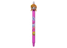 Colorino Gumovatelné pero Disney Emoji růžové, modrá náplň 0,5 mm