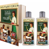 Bohemia Gifts Učitelé sprchový gel 200 ml + šampon na vlasy 200 ml, kniha kosmetická sada