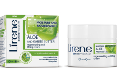 Lirene H&V Aloe Vera a Karité máslo Den/Noc regenerační liftingový krém pro všechny typy pleti 50 ml