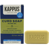 Kappus Kernseife Oliva univerzální tvrdé přírodní mýdlo vyrobeno z přírodních látek 150 g