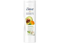 Dove Nourishing Secrets Povzbuzující Rituál Avokádový olej + extrakt z měsíčku lékařského tělové mléko 400 ml