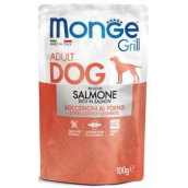 Monge Dog Grill lososová kapsička 100 g
