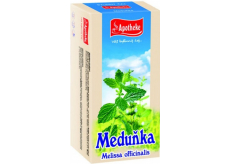 Apotheke Meduňka lékařská čaj podporuje normální trávení a normální funkci dýchacího systému 20 x 1,5 g