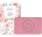 Bohemia Gifts Růže ručně vyráběné toaletní mýdlo s glycerinem v plechové krabičce 80 g