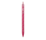 Spoko Flora kuličkové pero, růžové, modrá náplň, 0,5 mm