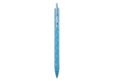 Spoko Flora kuličkové pero, modré, modrá náplň, 0,5 mm
