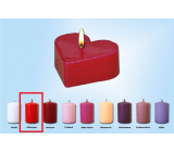 Lima Plovoucí srdíčko svíčka červené 60 x 60 x 25 mm 1 kus