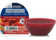 Yankee Candle Black Cherry - Zralé třešně vonný vosk do aromalampy 22 g
