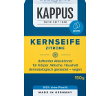 Kappus Kernseife Citron univerzální tvrdé přírodní mýdlo vyrobeno z přírodních látek 150 g