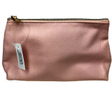 Diva & Nice Kosmetická kabelka koženková světle růžová 23 x 12,5 x 7 cm 90305