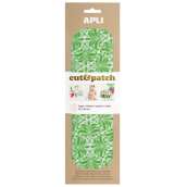 Apli Cut & Patch papír na ubrouskovou techniku Zeleno-bílý motiv 30 x 50 cm 3 kusy