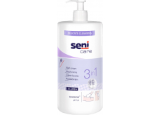 Seni Care 3v1 Mycí tělový bezoplachový krém Ph 5,5, 3% Urea 1000 ml dávkovač