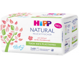 HiPP Babysanft Natural Sensitive čisticí vlhčené ubrousky pro děti bez mikroplastů 2 x 60 kusů