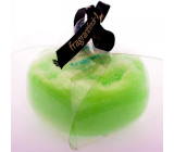 Fragrant Solo Glycerinové mýdlo masážní s houbou naplněnou vůní parfému Ralph Lauren Polo v barvě zelené 200 g