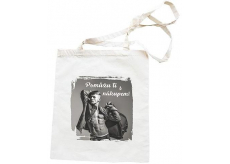 Bohemia Gifts Plátěná taška s potiskem Pomůžu ti s nákupem 42 x 38 cm