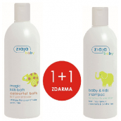 Ziaja Baby Colourful Bath magická pěna do koupele 400 ml + jemný šampon na vlasy 270 ml, duopack