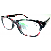 Berkeley Čtecí dioptrické brýle +1 plast černo-červené 1 kus MC2197