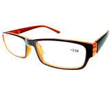 Berkeley Čtecí dioptrické brýle +3,5 plast černo-oranžové 1 kus MC2062