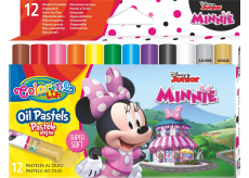 Colorino Olejové pastelky Disney Minnie kulaté 12 barev