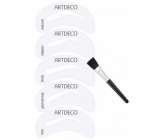 Artdeco Eyebrow Stencils with Brush šablony na obočí se štětečkem 5 kusů