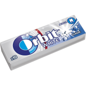 Wrigleys Orbit White Classic žvýkačky bez cukru dražé 10 kusů 14 g