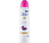 Dove Go Fresh Acai Berry & Water Lily antiperspirant deodorant sprej s 48hodinovým účinkem pro ženy 150 ml