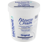 Lactovit Original Mousse Cream hydratační pěnový krém na obličej i tělo pro normální až suchou pokožku 250 ml