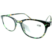 Berkeley Čtecí dioptrické brýle +1,0 plast mourovaté černo-zeleno-hnědé 1 kus MC2198